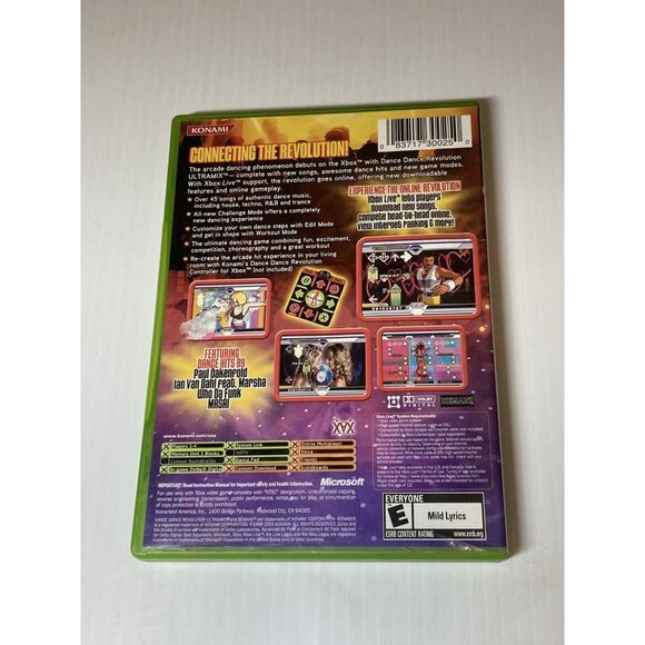 Dance Dance Revolution Ultramix (Original Xbox) Black Label CIB COMPLETE - Picture 4 of 6